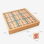 بازی فکری سودوکو چوبی ۱۰۰ مرحله‌ای؛ ورزش حرفه‌ای و لوکس برای ذهن wooden-sudoku-game