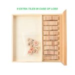 بازی فکری سودوکو چوبی ۱۰۰ مرحله‌ای؛ ورزش حرفه‌ای و لوکس برای ذهن wooden-sudoku-game