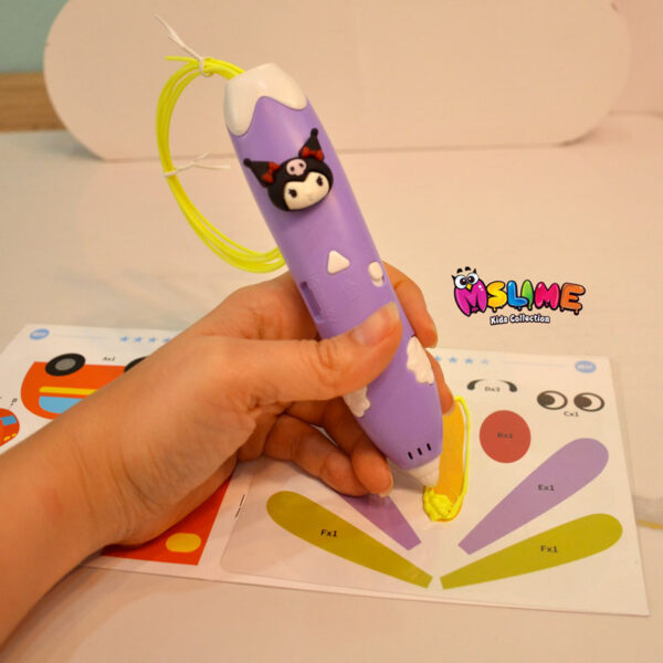 قلم-سه-بعدی-سانریو-مدل-نرم-تر-و-دمای-۸۰-درجه-طرح-مای-کرومی