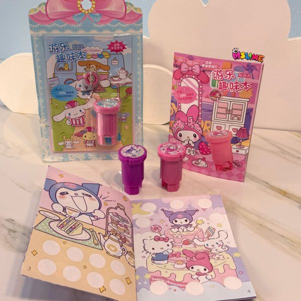 مهر-استیکری-دفترچه-دار-طرح-سانریو