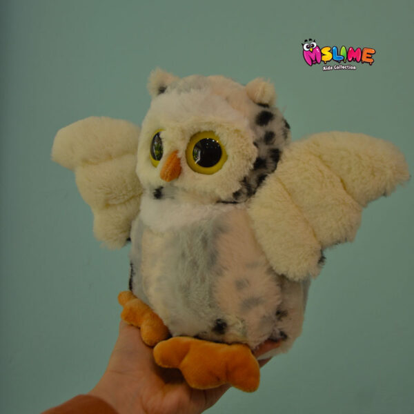 عروسک جغد سبز