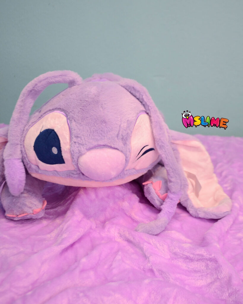 عروسک-پتو-دار-بالشتی-آنجل-و-استیچ-بنفش