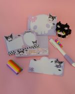 استیکی نوت فانتزی سانریو 3 ست 20 برگی (کرومی؛ مای ملودی؛ سینمارول و دوقلو ها)