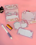 استیکی نوت فانتزی سانریو 3 ست 20 برگی (کرومی؛ مای ملودی؛ سینمارول و دوقلو ها)