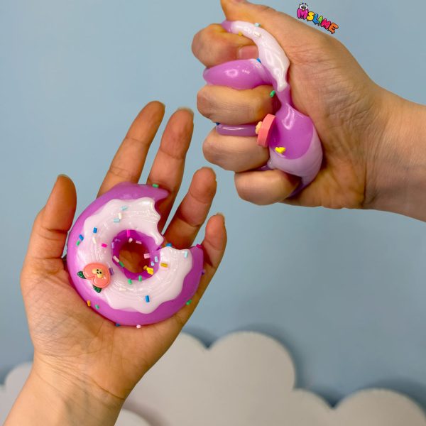 اسکوییشی نرمالو دونات رنگی مدل Squishy Yoyo | اسباب‌بازی ضد استرس کشسان از جنس TPR با طراحی فانتزی