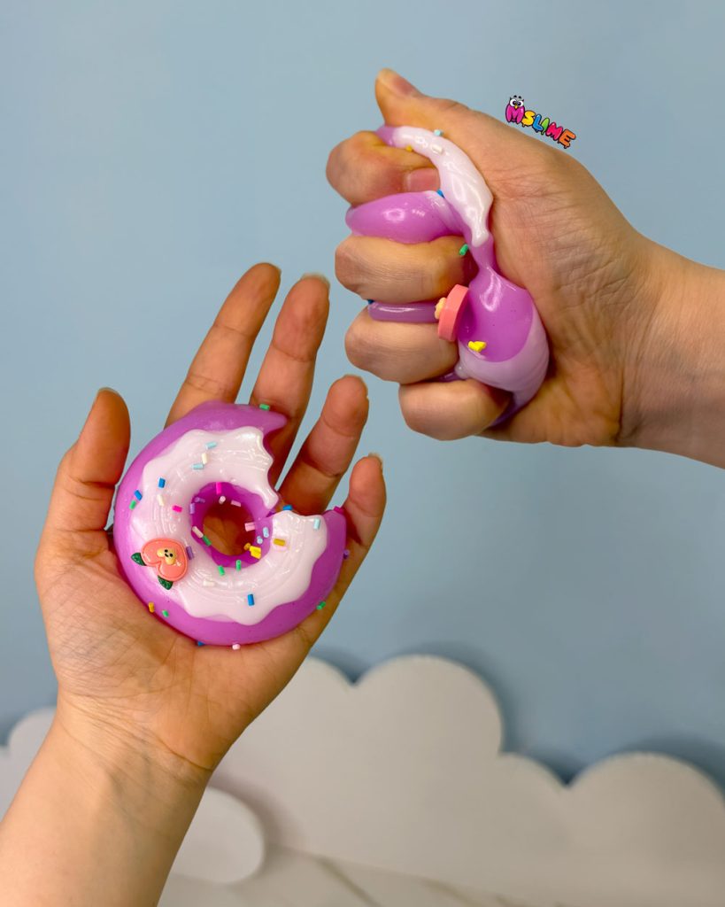 اسکوییشی نرمالو دونات رنگی مدل Squishy Yoyo | اسباب‌بازی ضد استرس کشسان از جنس TPR با طراحی فانتزی