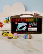 ماژیک اکریلیک ۳۶ رنگ دلفین مدل Brush Marker | مناسب نقاشی روی سنگ، پارچه، چوب و شیشه برای کودکان و هنرمندان