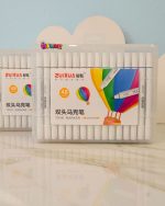 ماژیک دو سر ژیکسوا 48 رنگ مدل راندو | ست مارکر حرفه‌ای با نوک باریک و پهن مناسب طراحی، رنگ‌آمیزی و سایه‌زنی