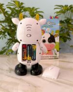 خرید اسباببازی موزیکال گاو رقصنده (Cute Cow) | چراغدار با قابلیت حرکت و پخش موزیک