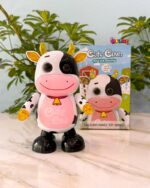 خرید اسباببازی موزیکال گاو رقصنده (Cute Cow) | چراغدار با قابلیت حرکت و پخش موزیک
