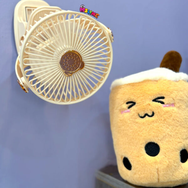 پنکه رومیزی شارژی گیره دار ۳۶۰ درجه با چراغ LED | فن چندمنظوره Multi Functional Light Fan