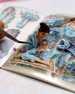 دفترچه استیکر پینترستی دخترانه -استیکر بوک Vintage Girl (20 برگ)