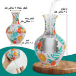 ابعاد پازل گلدان رومیزی ۱۶۴ تکه