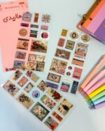 استیکر وینتیج مدل هنر کلاسیک سه ورق دکوراتیو - Image 3