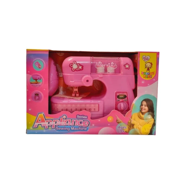 چرخ خیاطی اسباب بازی کودک Appliance Sewing Machine صورتی