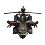 هلیکوپتر اسباب بازی موزیکال چراغ دار مشکی طلایی مدل Helicopter Power Driven