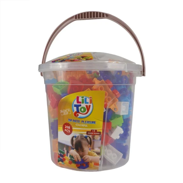مجموعه بلوک ساختنی رنگارنگ کودک Lili Toy